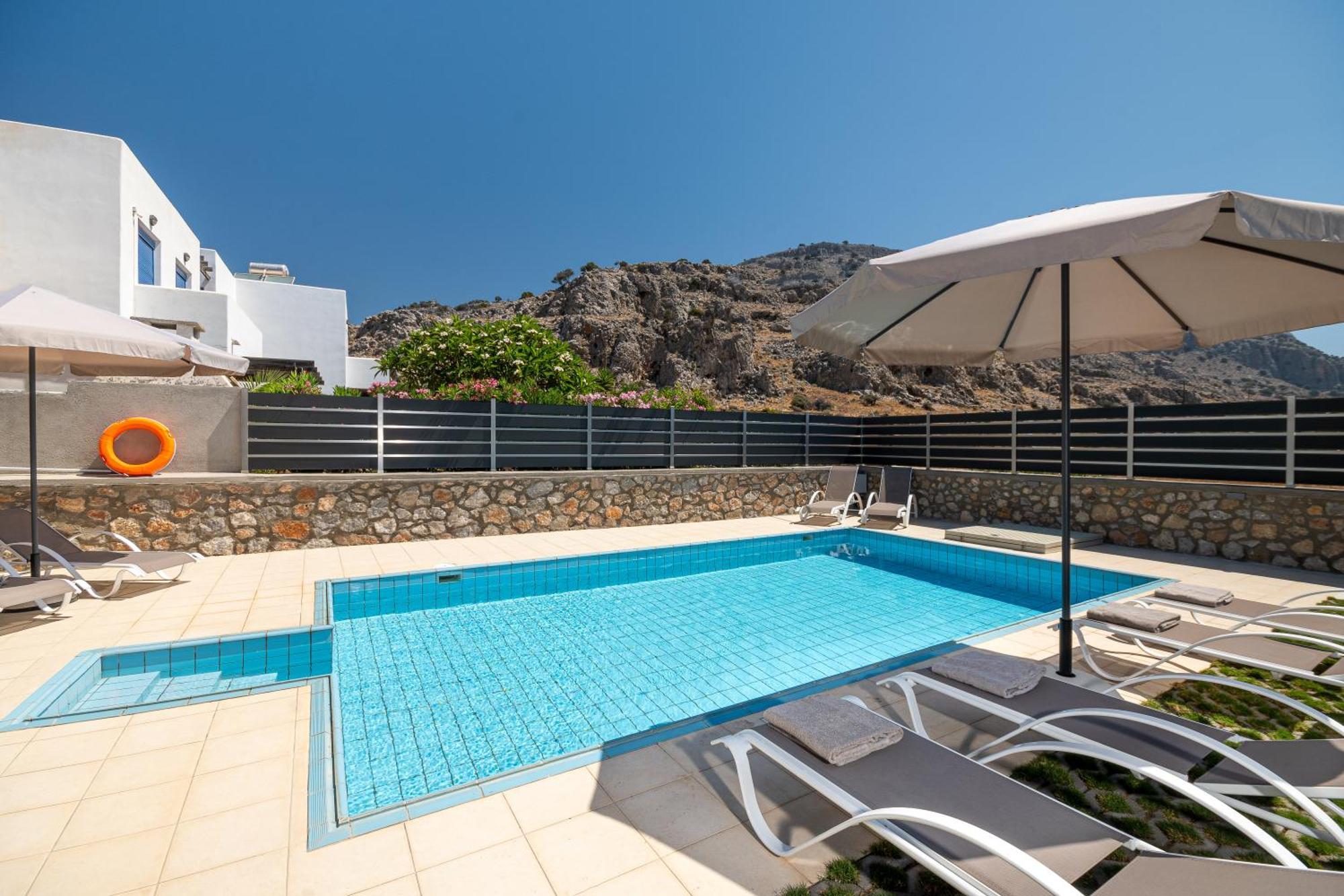 Villa Mariani II - In Lothiarika, Newly Renovated June 2024, Private Pool, Lindos 10 Min, Beach 120M Лардос Экстерьер фото